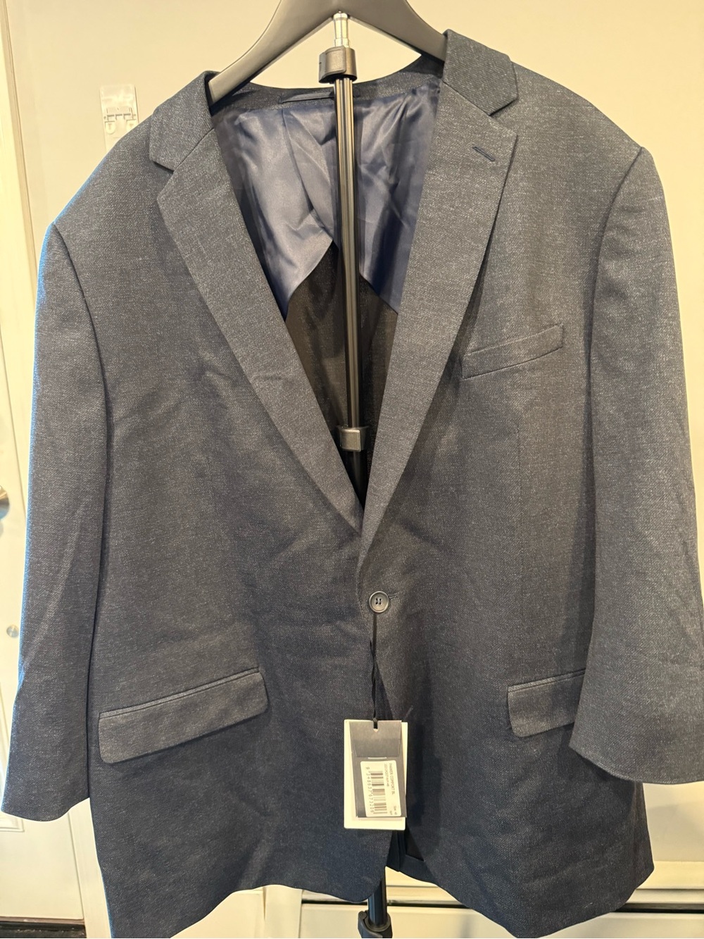 NWT Men's Navy Single-Breasted Sport Coat Size 48R